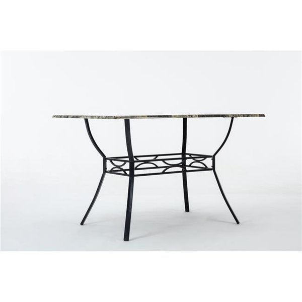 Boraam Boraam 77013 Bastian Dining Table; Gray & Black 77013